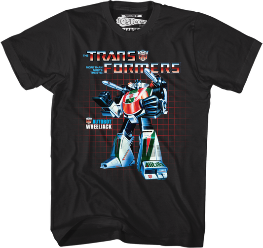 Wheeljack Box Art Transformers T-Shirt