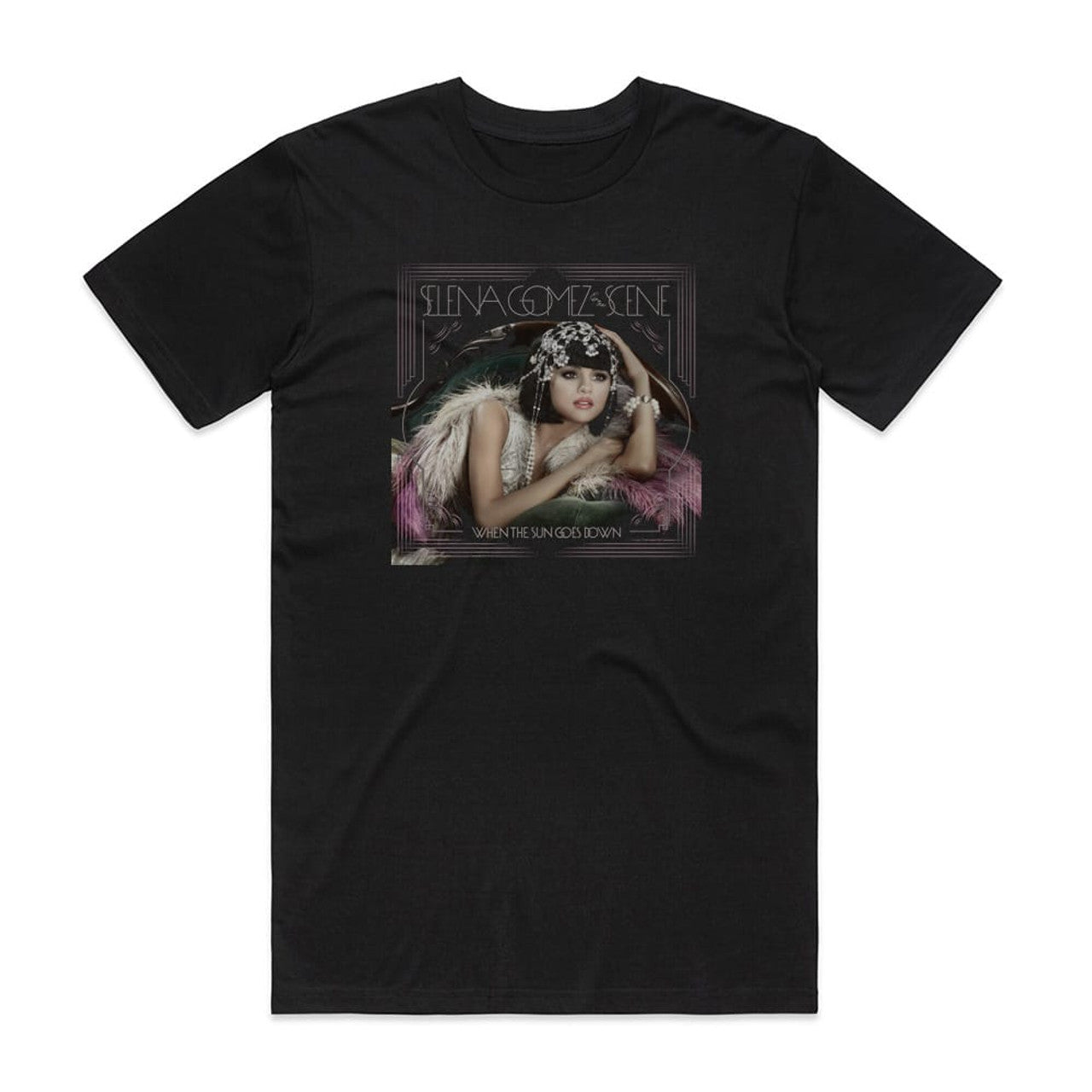 Selena Gomezand The Scene When The Sun Goes Down 1 T-Shirt Black