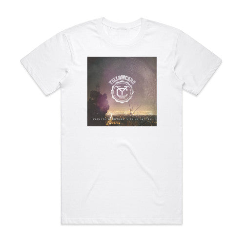 Yellowcard When Youre Through Thinking Say Yes Album Cover T-Shirt White