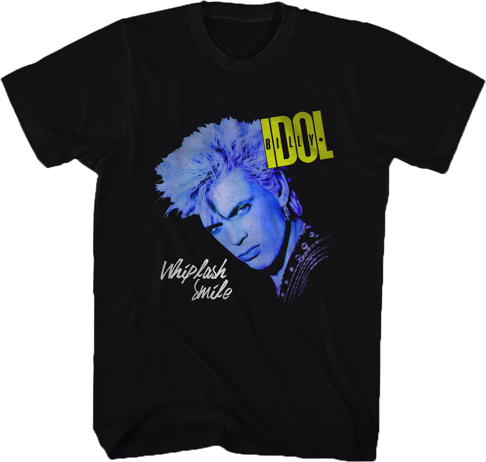 Whiplash Smile Billy Idol T-Shirt