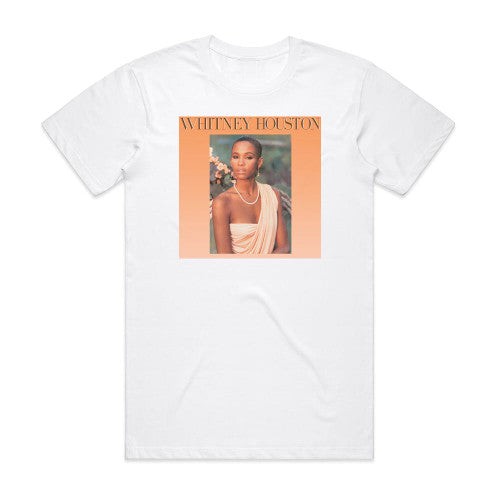 Whitney Houston Whitney Houston Album Cover T-Shirt White