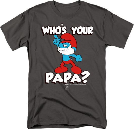 Who's Your Papa? Smurfs T-Shirt