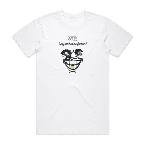 War Why Cant We Be Friends Album Cover T-Shirt White