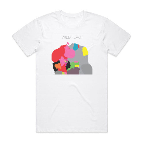 Wild Flag Wild Flag Album Cover T-Shirt White