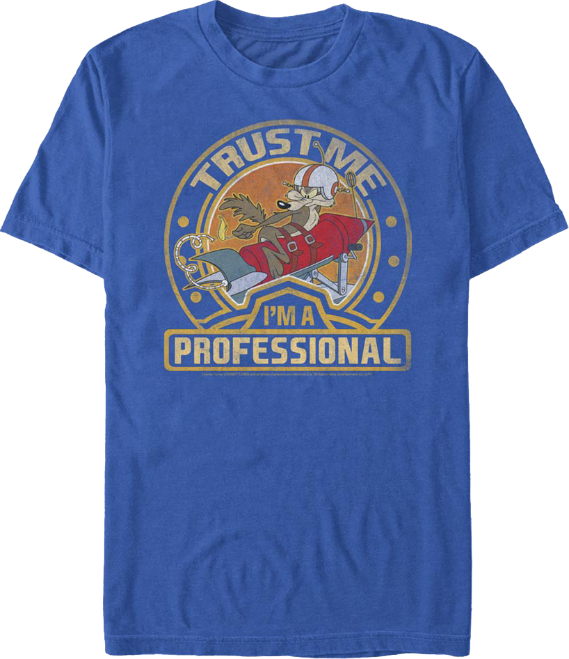 Wile E. Coyote Trust Me I'm A Professional Looney Tunes T-Shirt