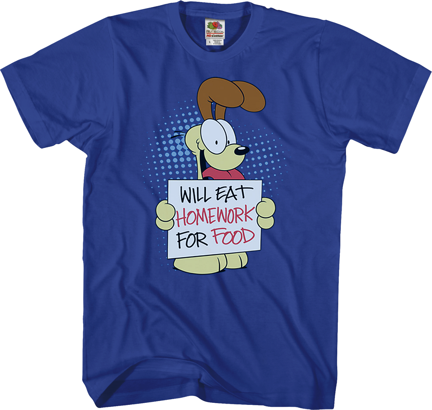 Will Eat Homework Garfield T-Shirt