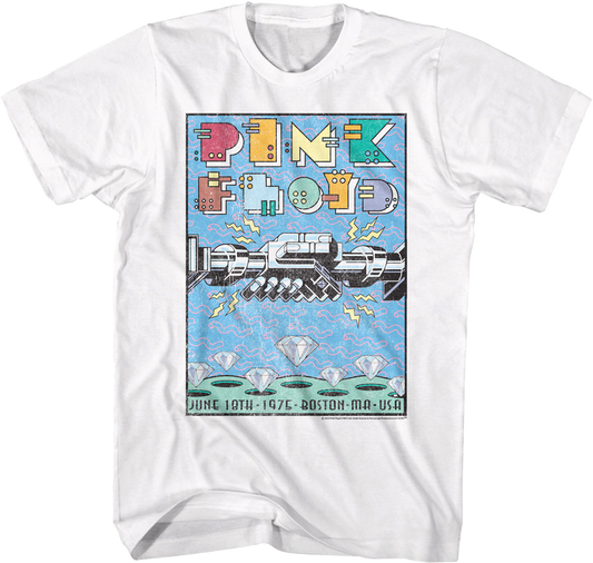 Wish You Were Here 1975 Poster Pink Floyd T-Shirt