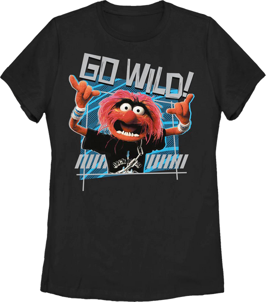 Womens Animal Go Wild Muppets Shirt