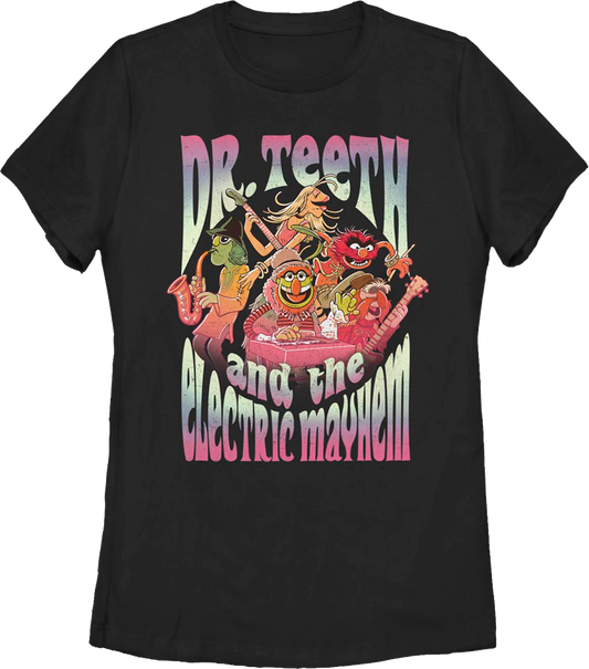 Womens Dr. Teeth and The Electric Mayhem Muppets Shirt