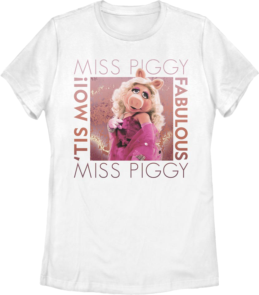 Womens Fabulous Miss Piggy Muppets Shirt