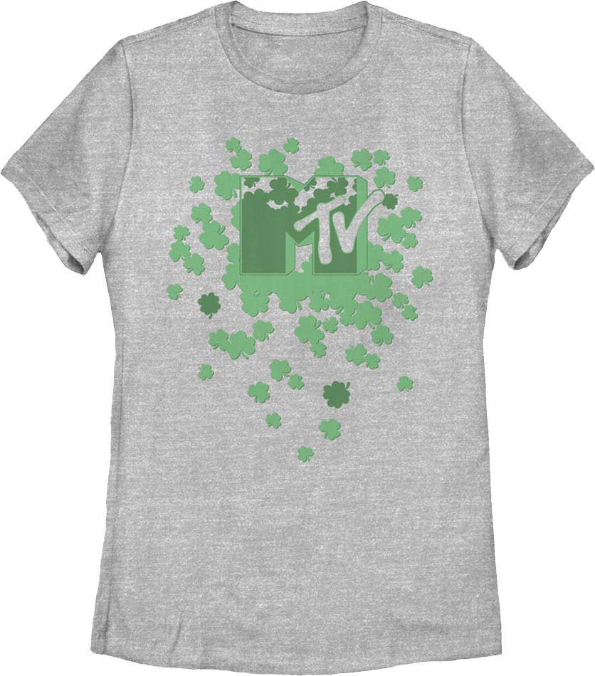 Womens Four-Leaf Clovers MTV Shirt