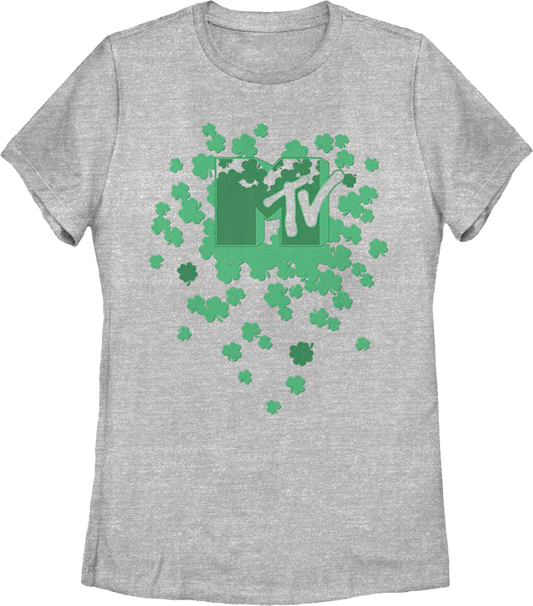 Womens Four-Leaf Clovers MTV Shirt