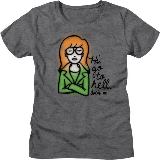 Womens Go To Hell Daria Shirt