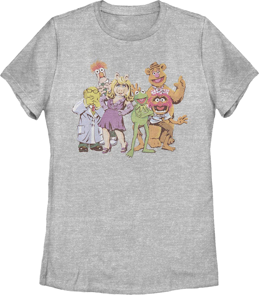 Womens Group Picture Muppets Shirt