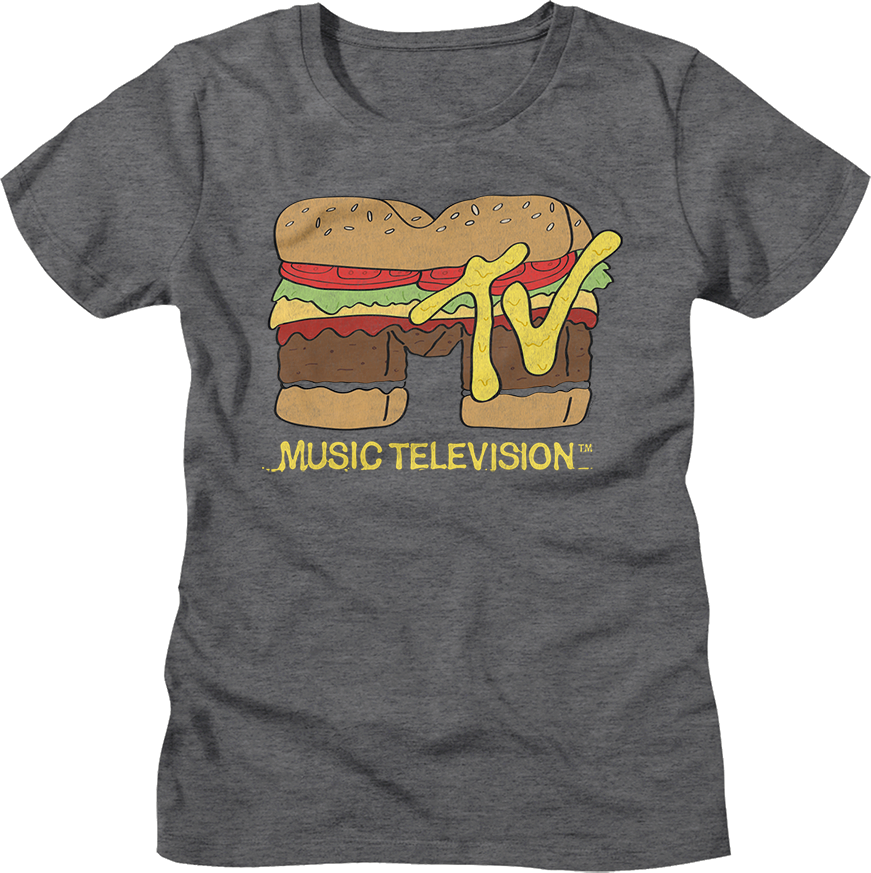 Womens Hamburger Logo MTV Shirt