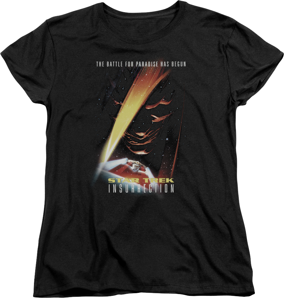 Womens Insurrection Poster Star Trek Shirt