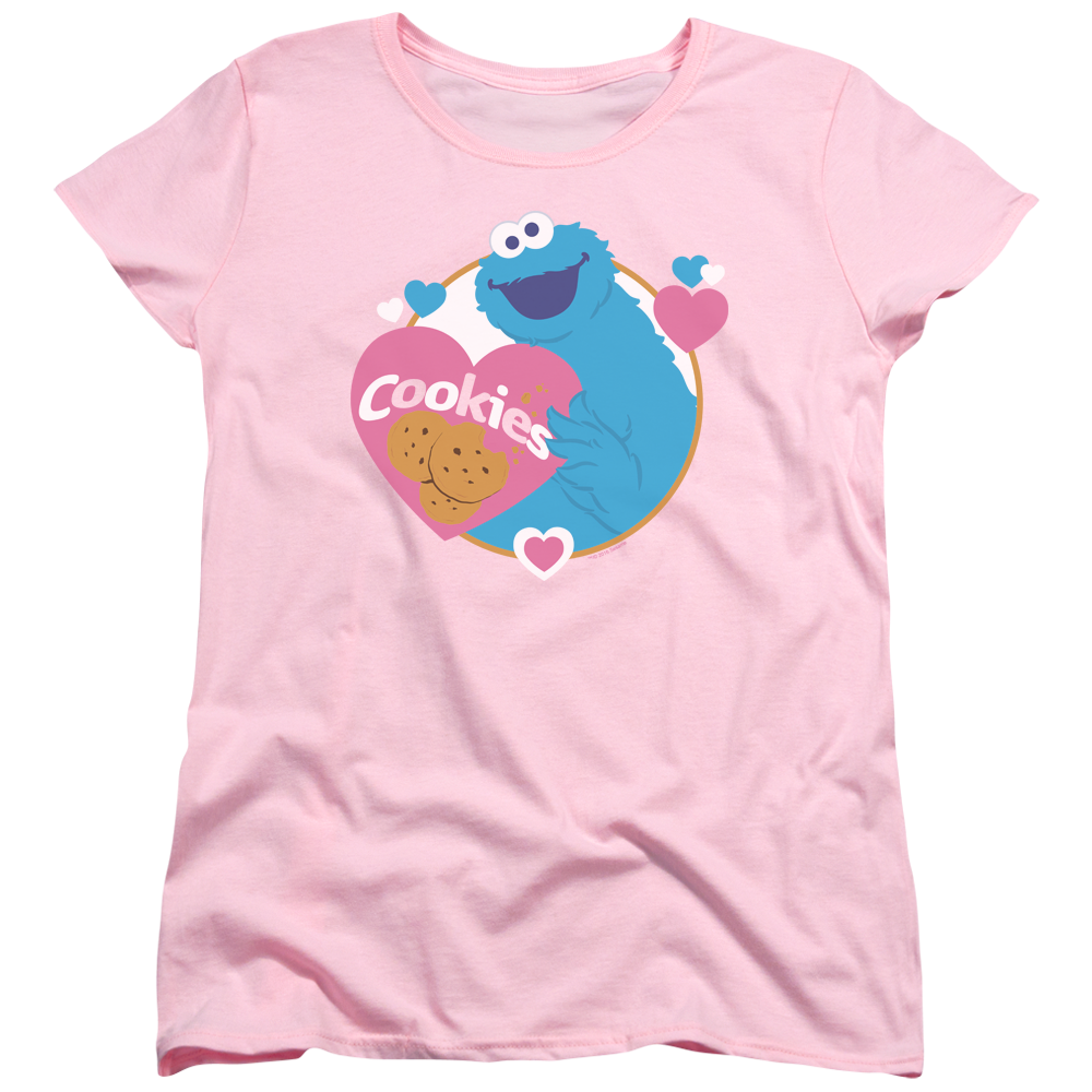 Womens Love Cookies Sesame Street Shirt