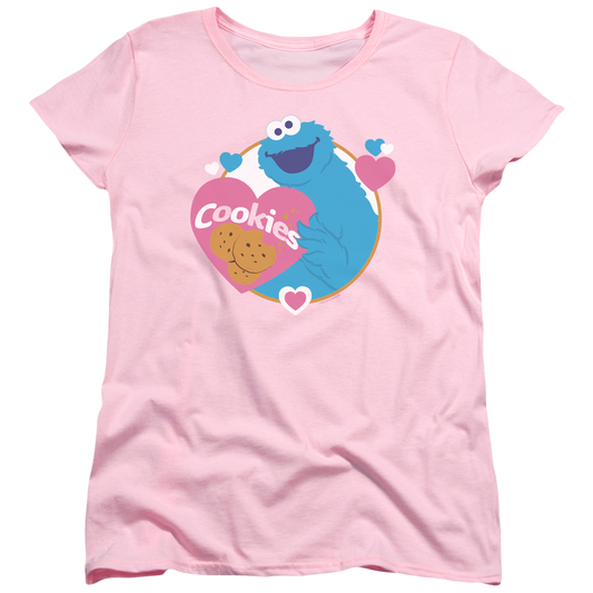 Womens Love Cookies Sesame Street Shirt