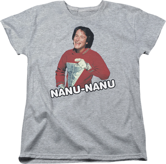 Womens Nanu Nanu Mork and Mindy Shirt