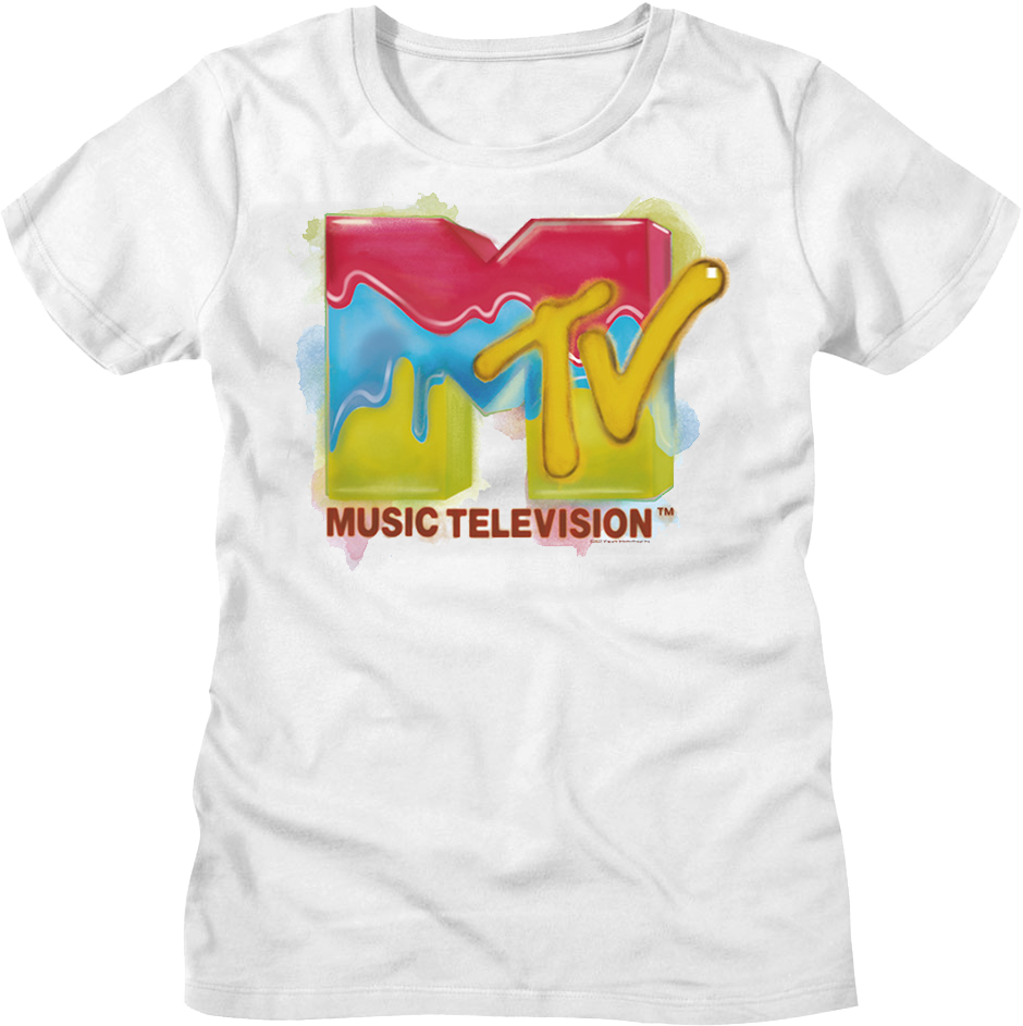 Womens Painted Logo MTV Shirt