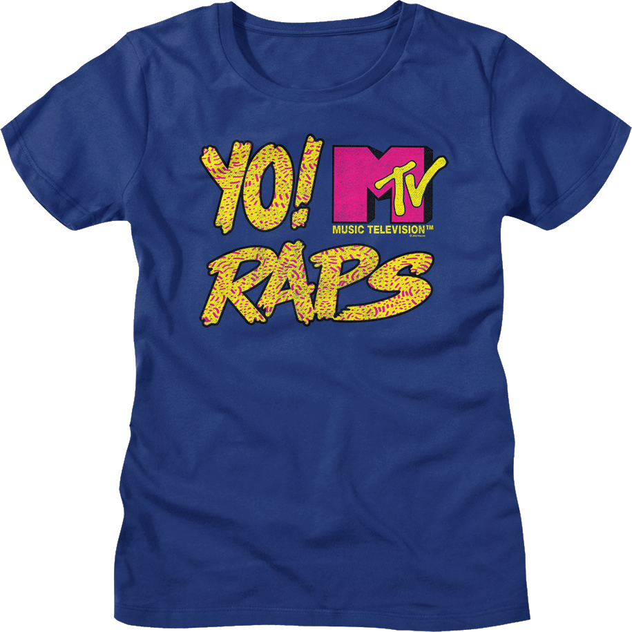 Womens Retro Logo Yo! MTV Raps Shirt