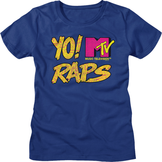 Womens Retro Logo Yo! MTV Raps Shirt