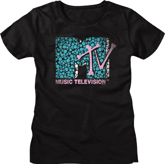 Womens Skulls Logo MTV Shirt