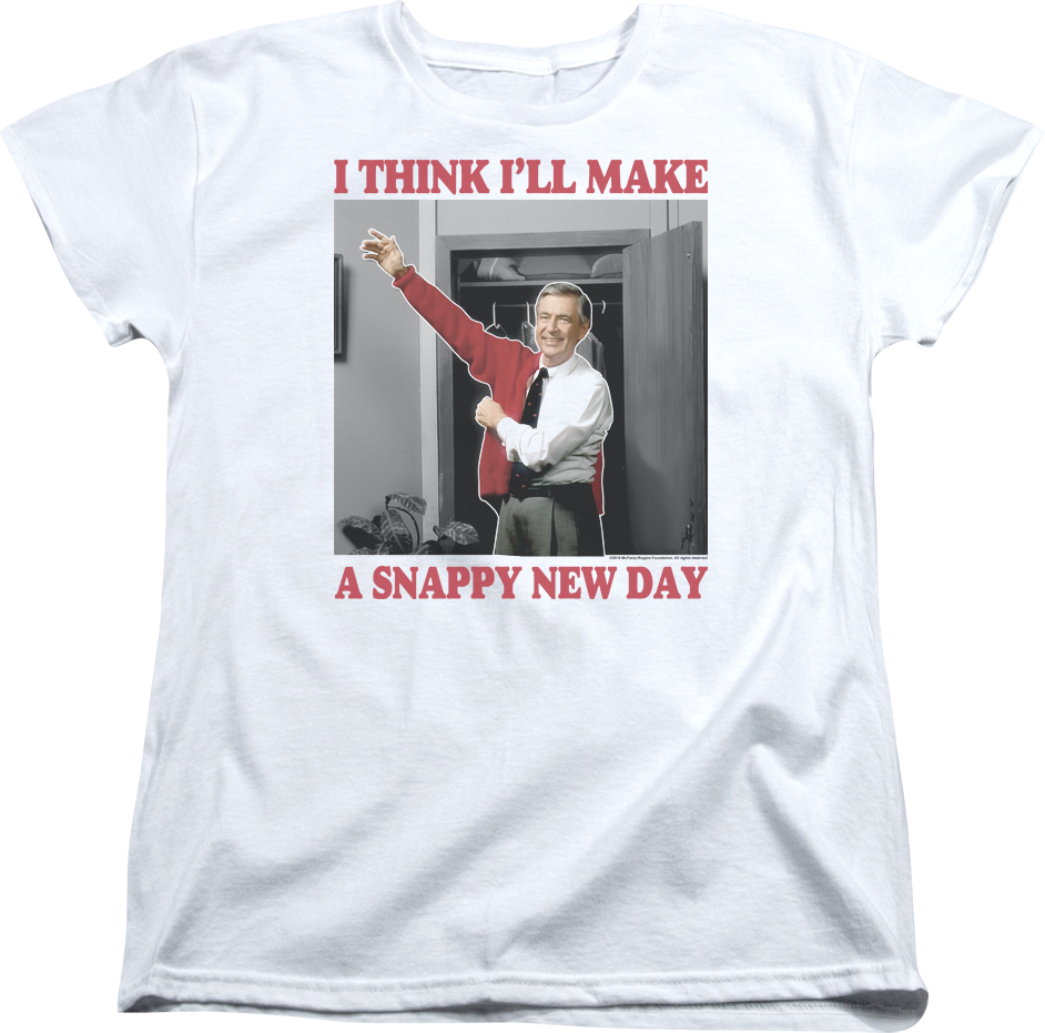 Womens Snappy Day Mr. Rogers Shirt