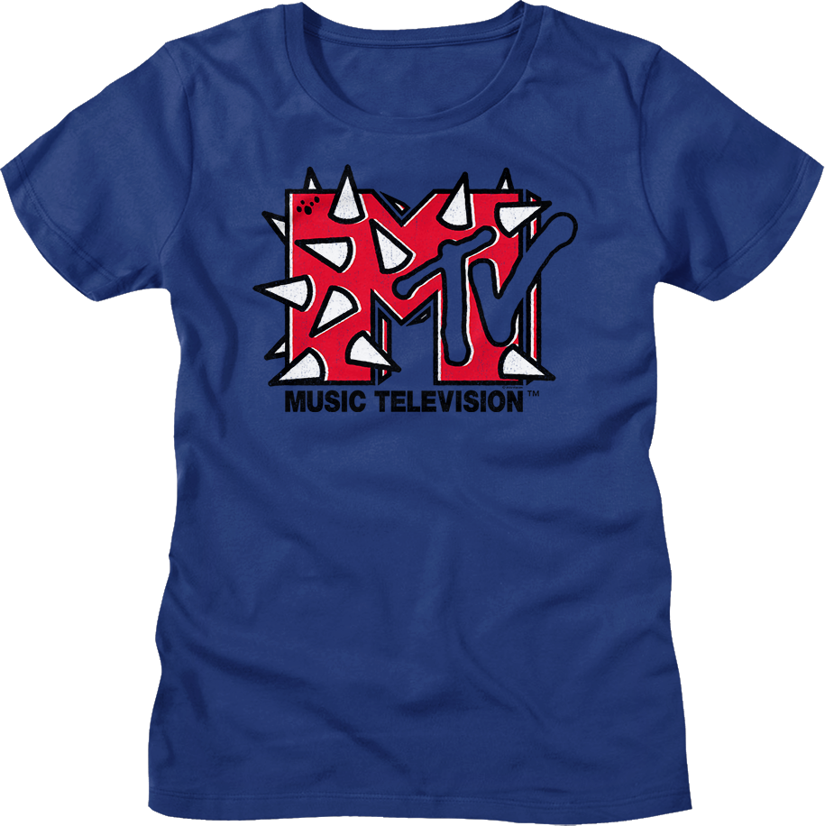 Womens Spikes Logo MTV Shirt