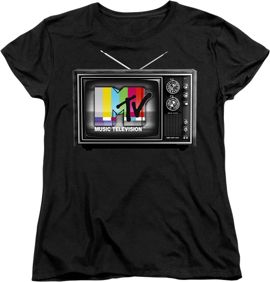 Womens Television Logo MTV Shirt