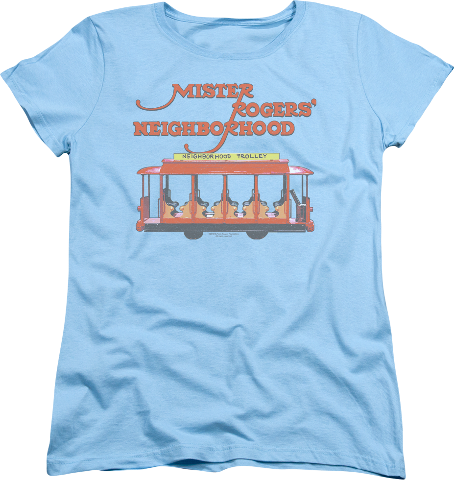 Womens Trolley Mr. Rogers Shirt