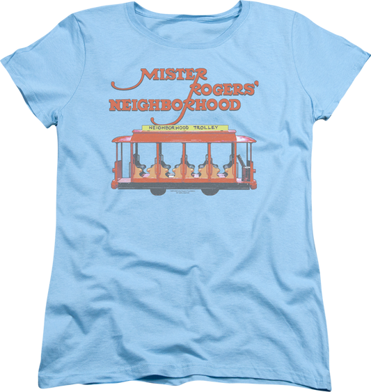 Womens Trolley Mr. Rogers Shirt