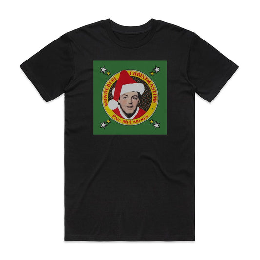 Paul McCartney Wonderful Christmastime T-Shirt Black