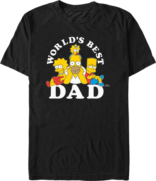 World's Best Dad Simpsons T-Shirt