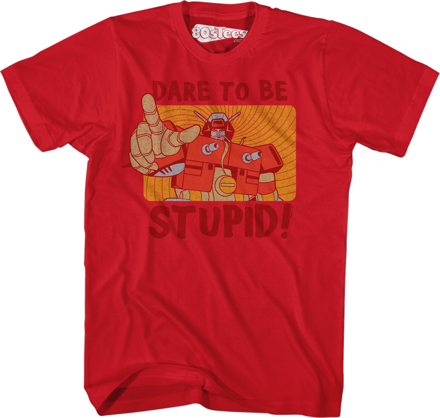 Wreck-Gar Dare To Be Stupid Shirt