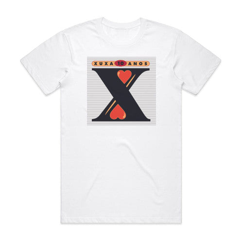 Xuxa Xuxa 10 Anos Album Cover T-Shirt White