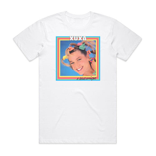 Xuxa Xuxa E Seus Amigos Album Cover T-Shirt White