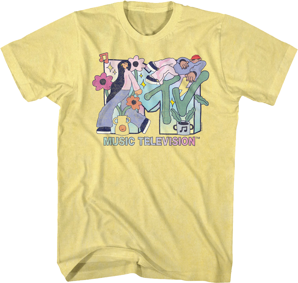 Yellow Logo MTV Shirt