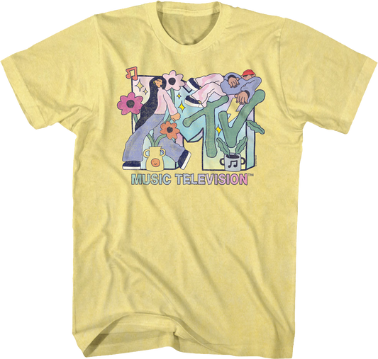 Yellow Logo MTV Shirt