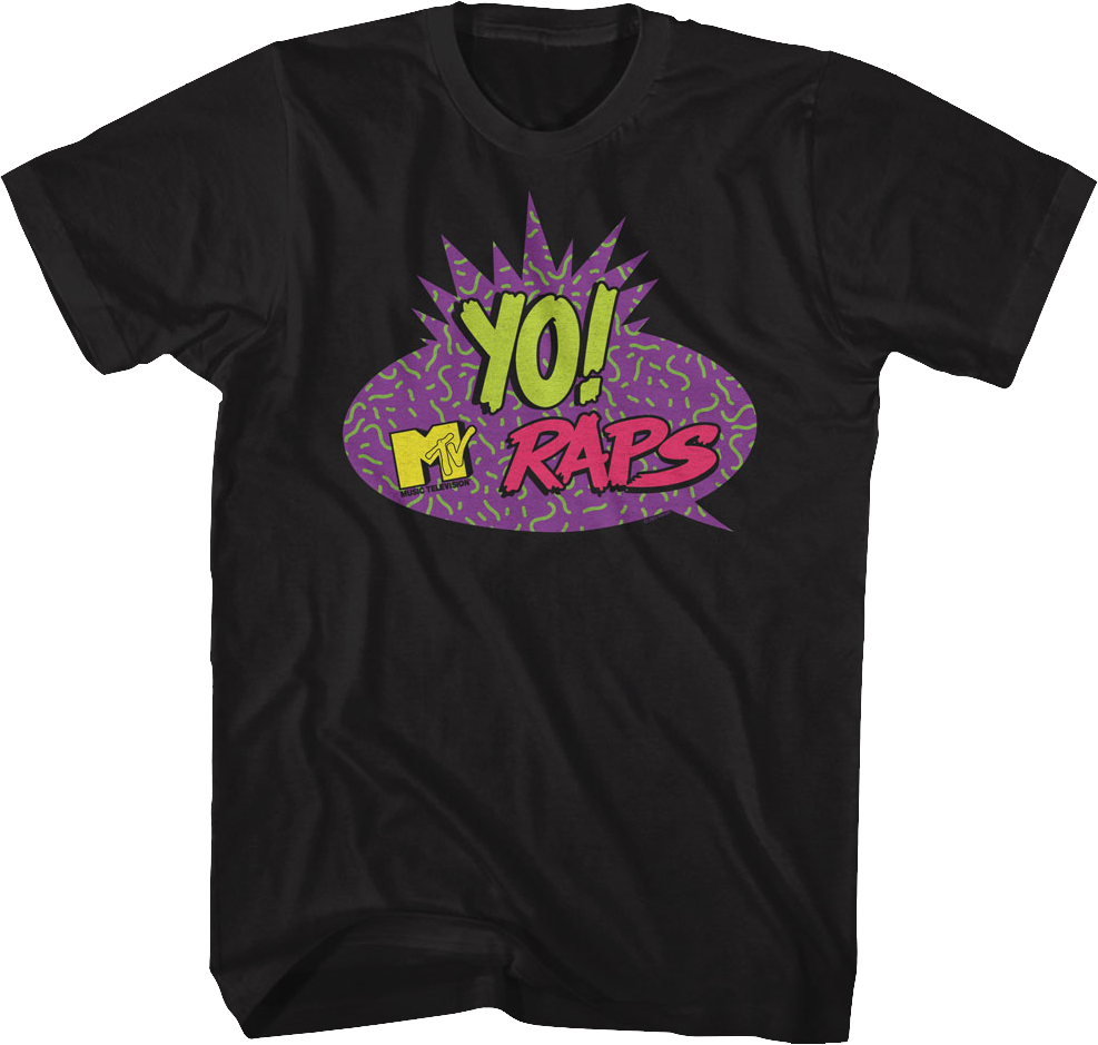 Yo MTV Raps Classic Logo MTV Shirt