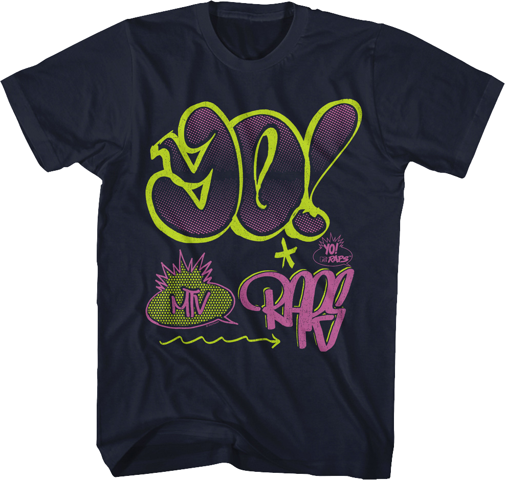 Yo! MTV Raps Graffiti MTV Shirt