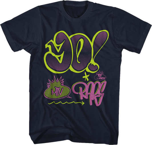 Yo! MTV Raps Graffiti MTV Shirt