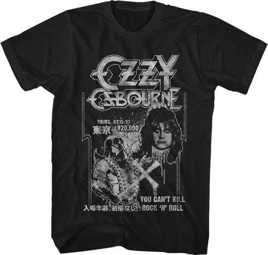 You Can't Kill Rock 'N' Roll Ozzy Osbourne T-Shirt