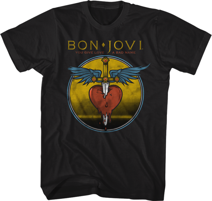 You Give Love A Bad Name Bon Jovi T-Shirt