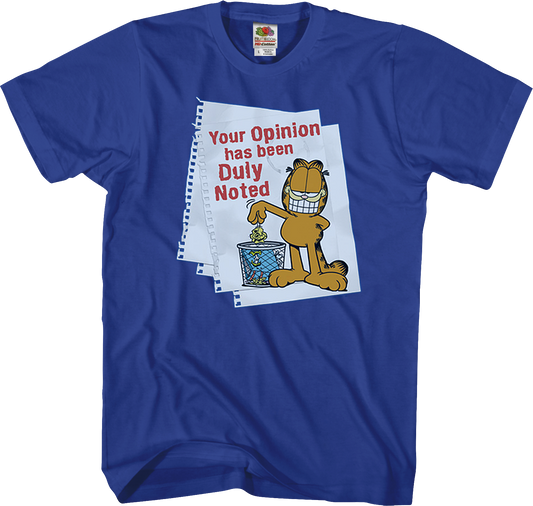 Your Opinion Garfield T-Shirt