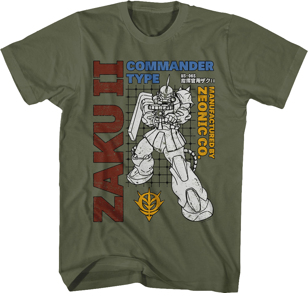 Zaku II Gundam T-Shirt