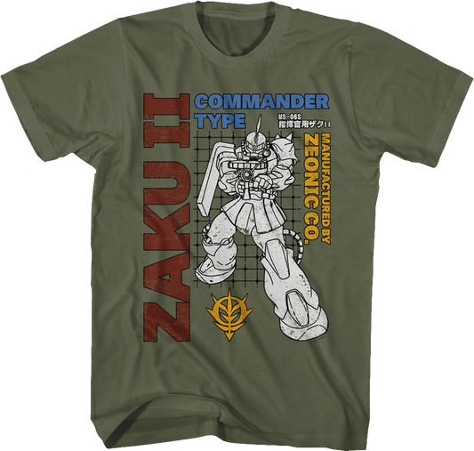 Zaku II Gundam T-Shirt