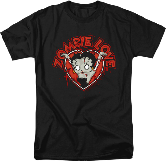 Zombie Love Betty Boop T-Shirt